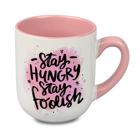 Coffee mug for sublimation with colour handle and inside